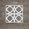 Ekena Millwork Medium Fleetwood Decorative Fretwork Wall Panels in Architectural PVC, 15 3/8"W x 15 3/8"H x 3/8"T WALP16X16FLT - alternate 5